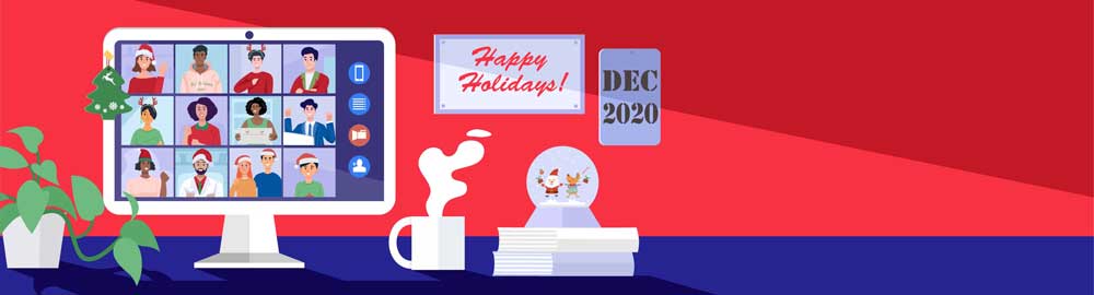 Virtual Holiday Party Banner