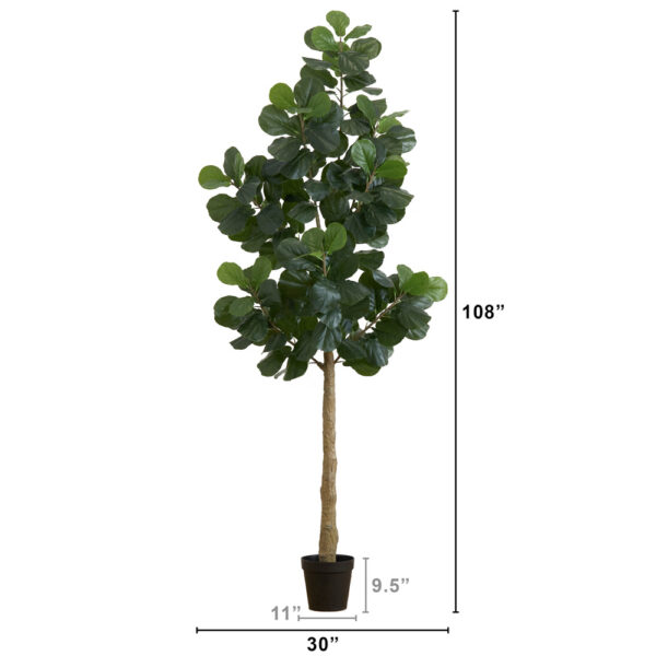 9 Artificial Fiddle Leaf Fig Tree Scale Tile 1