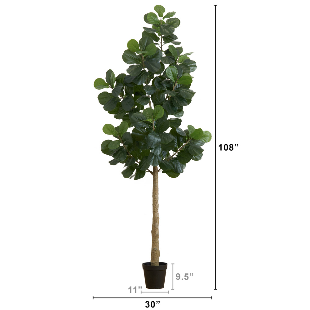 9’ Artificial Fiddle Leaf Fig Tree - Event Décor And Prop Rental