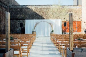 Ceremony Backdrop At City Winery Wedding Photo By Tim Tab Studios 2 Tile
