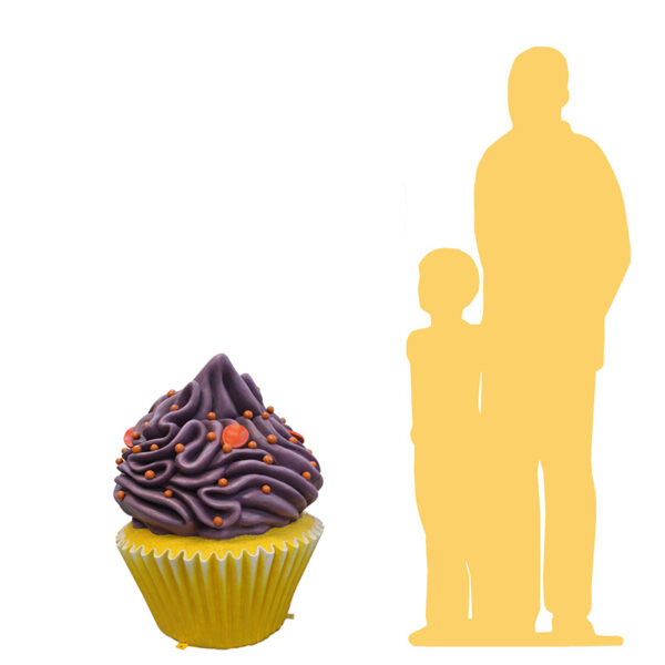 Purple Cupcake Prop Scale