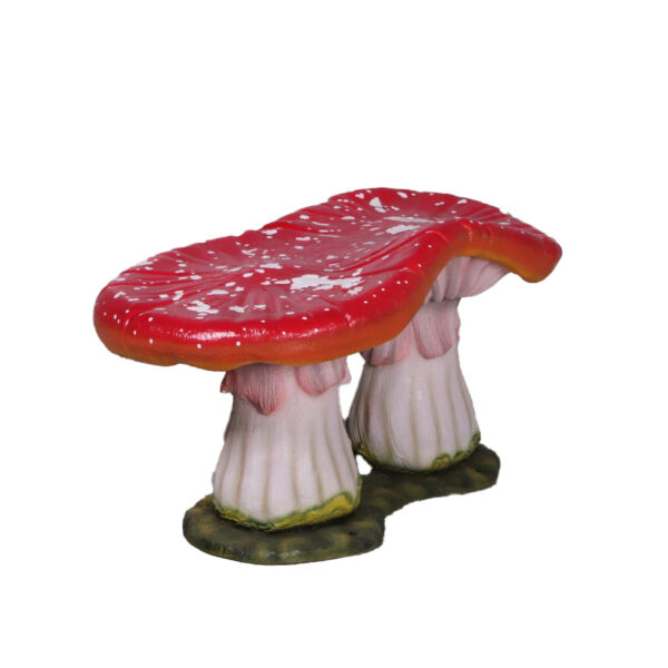Red Double Mushroom Stool 2