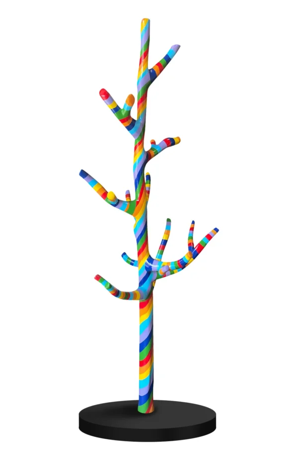 S 110 Candy Cane Tree Rainbow