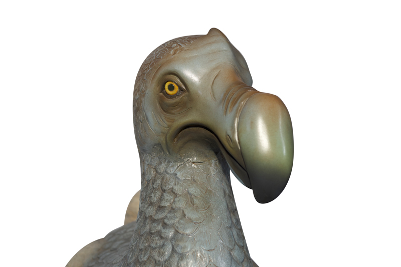 Am I Extinct, Or What? (Dodo Bird Portrait) Ceramic Tile