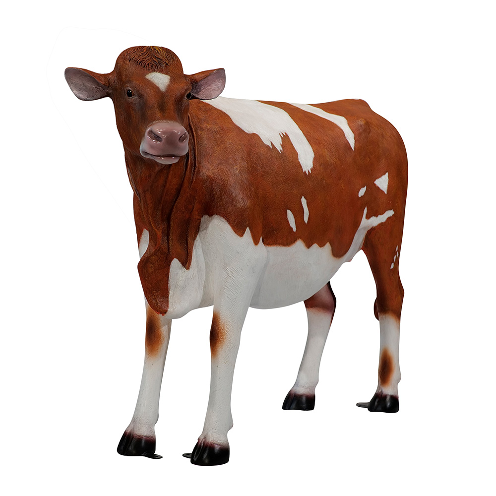 Life-size Guernsey Cow - Event Décor And Prop Rental