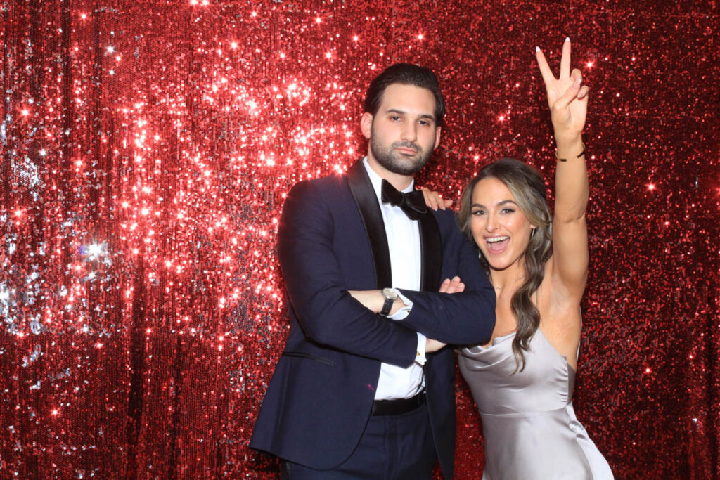 Red Sequin Photo Booth Backdrop