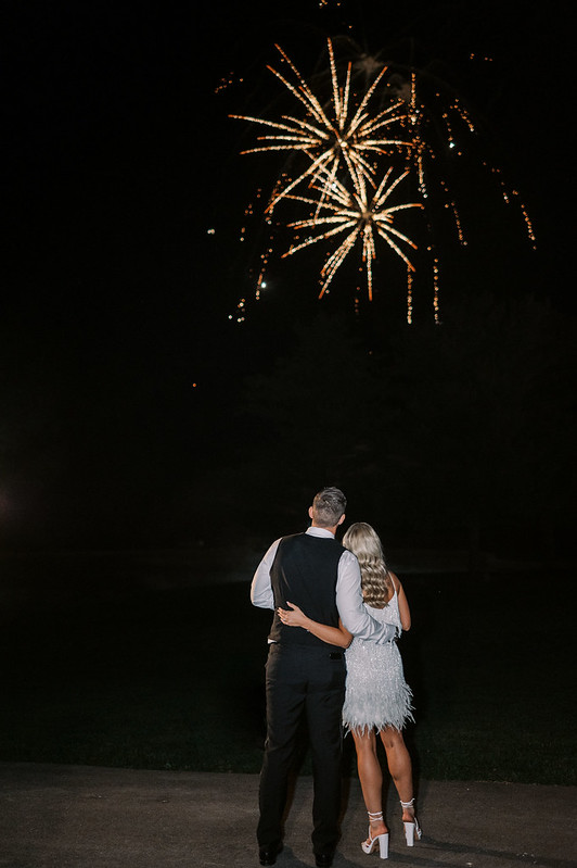 The Clubhouse Wedding Fireworks