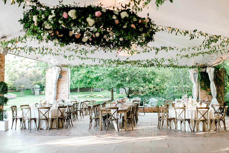Tent Wedding With Greenery And Florals