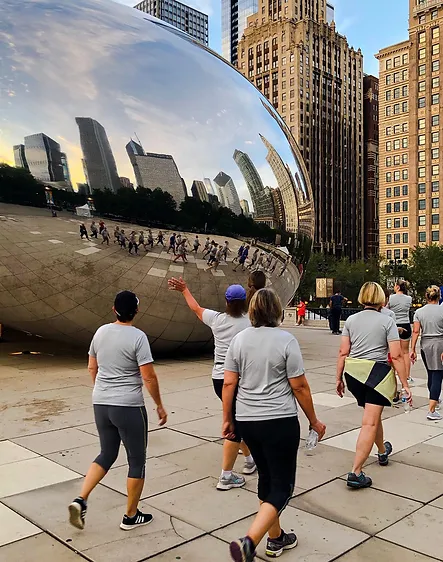 Tourists In Chicago