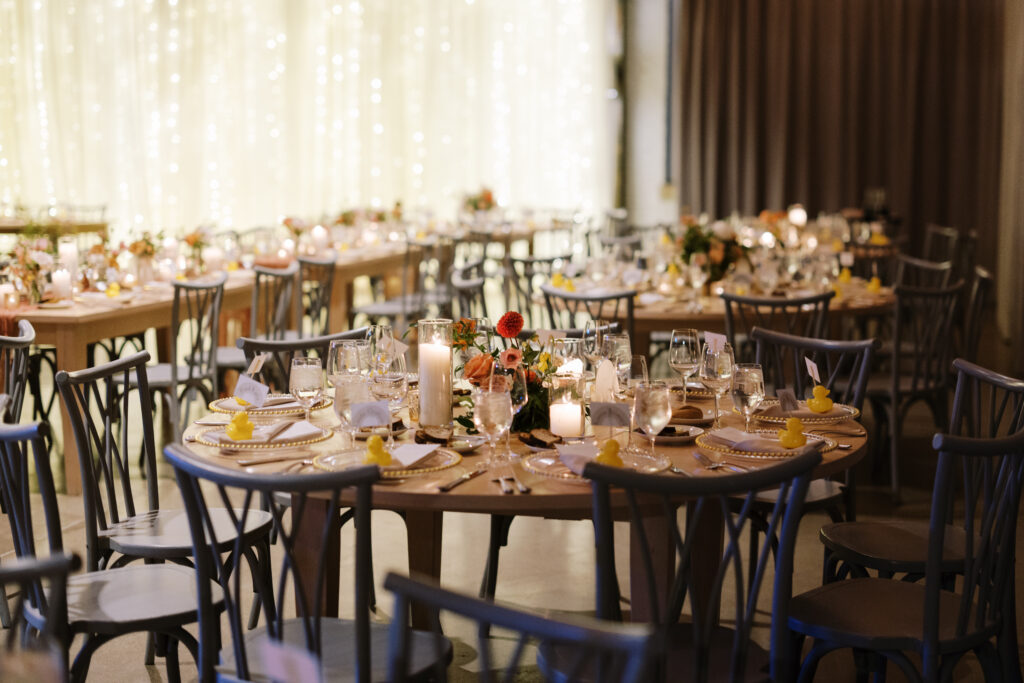 Hannah And Declan'S Wedding Reception With Floral Decor