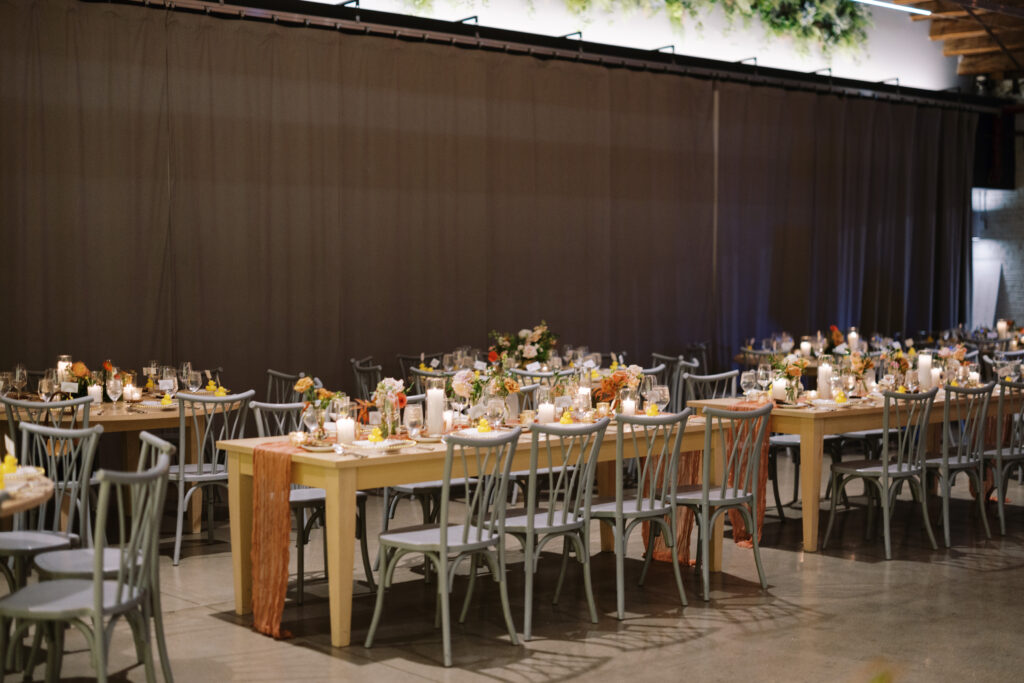 Hannah And Declan'S Wedding Reception With Floral Decor