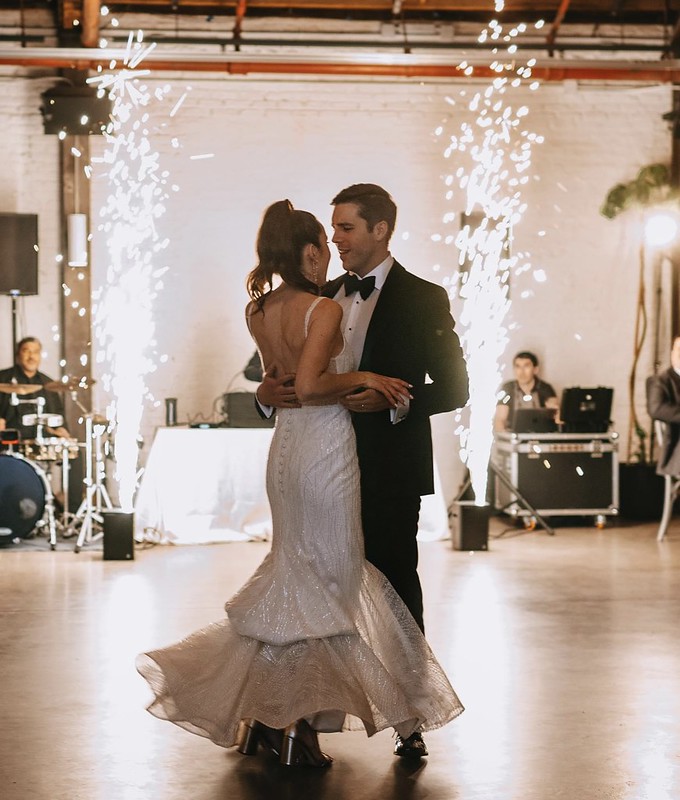 Wedding Sparklers First Dance