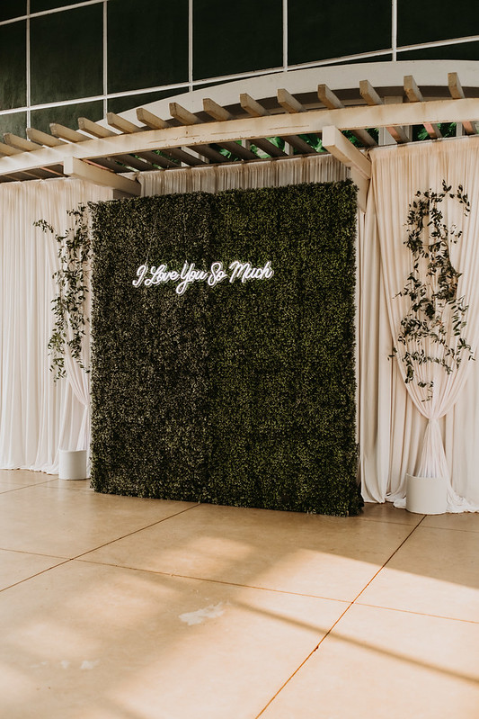 Greenery Wall Rental With Decor