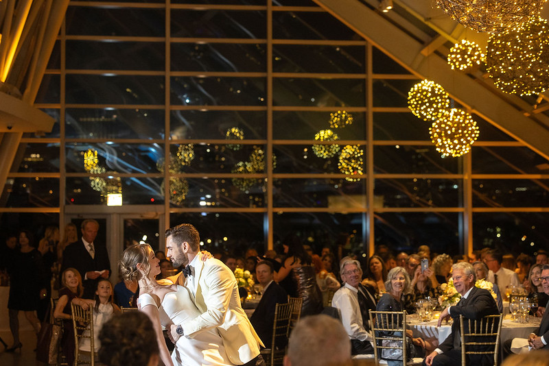 Wedding With Grapevine Ball Lighting