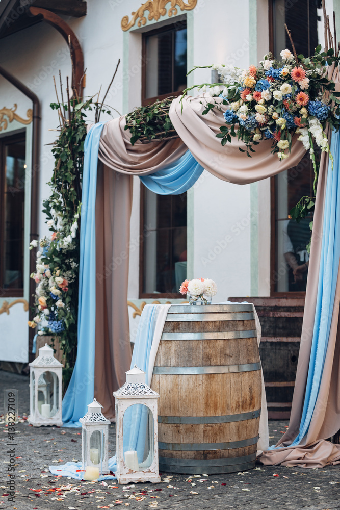 Whiskey Barrel For Wedding Structures