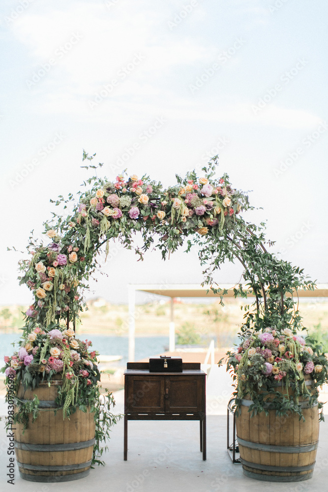 Whiskey Barrel For Wedding Structures