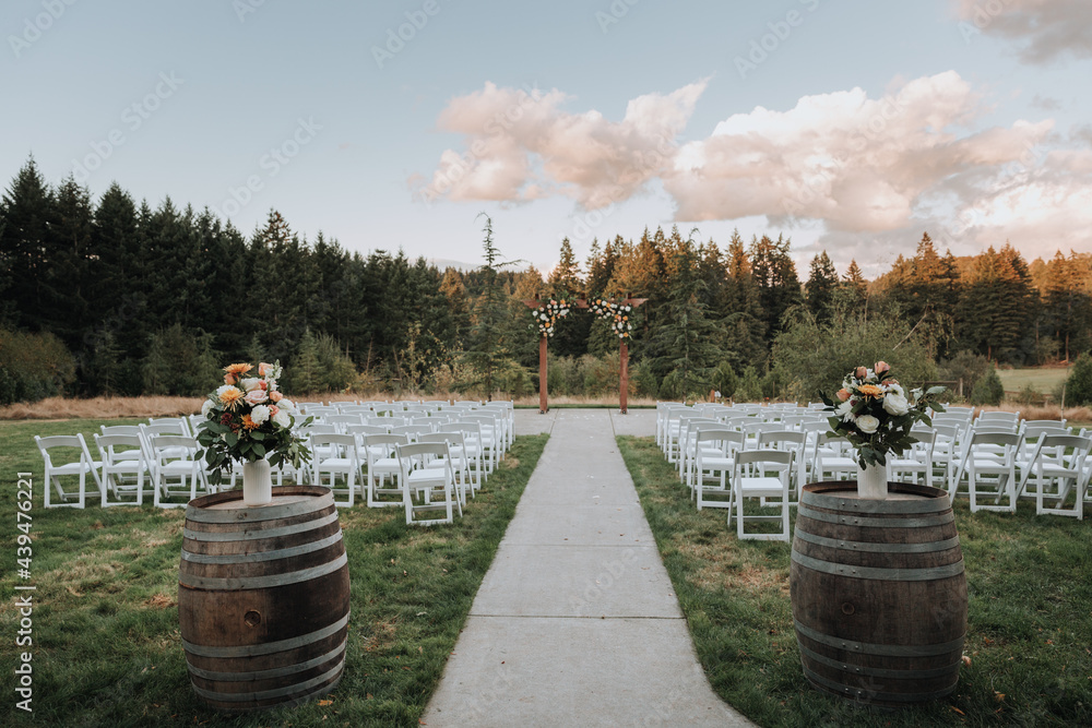 Whiskey Barrel For Wedding Structures