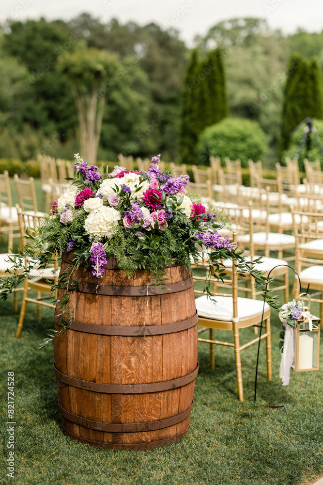 Whiskey Barrels As End Tables