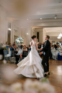 Bride And Groom At Chicago History Museum