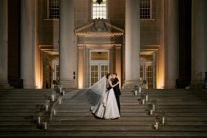 Bride And Groom At Chicago History Museum