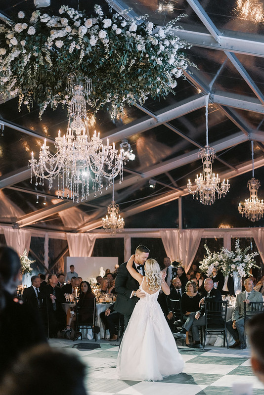 Black And White Wedding Dance Floors