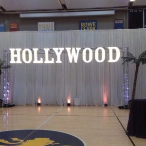 Hollywood marquee letters