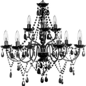 Black Venetian Crystal Chandelier