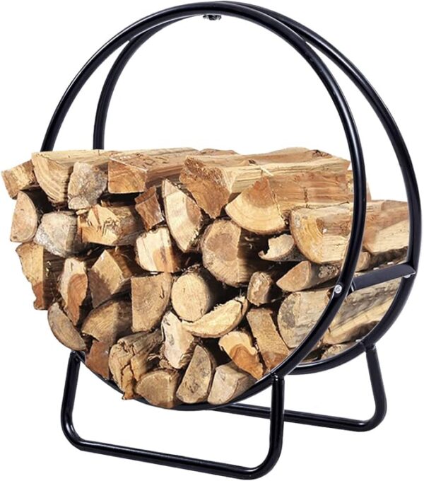 Firewood Log Rack Hoop