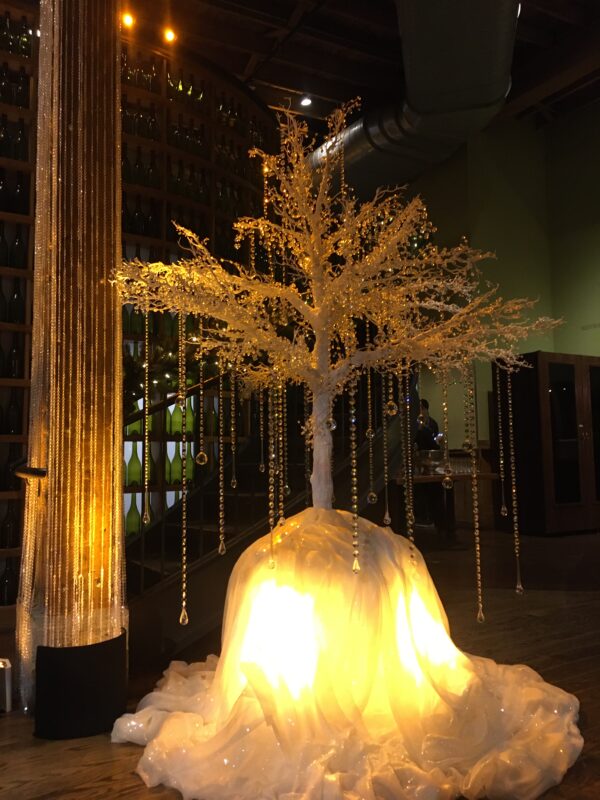 Crystal Tree In Amber