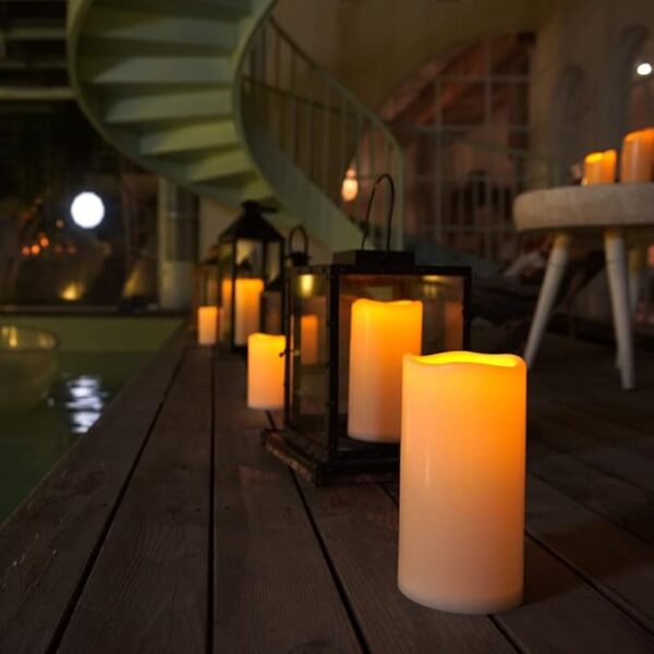 Large Waterproof Flameless Candles