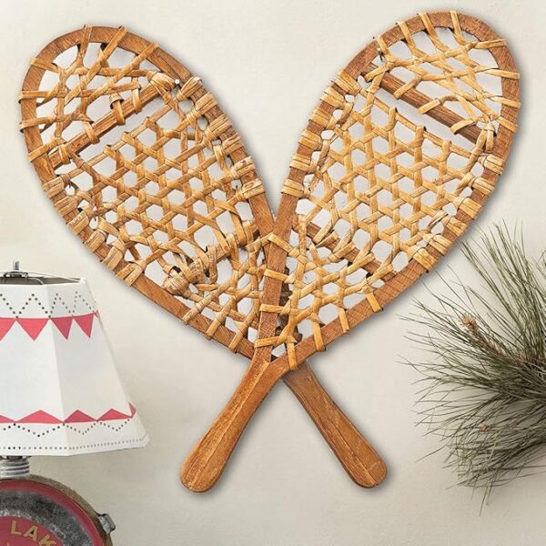 Snowshoes Hanging Wall Décor