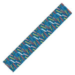 Colorful Ski Pattern Table Runner