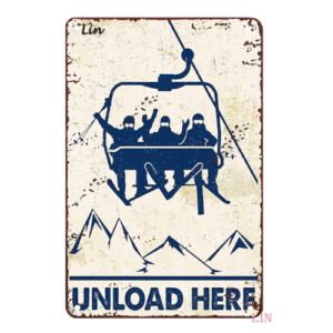 Vintage Ski Sign