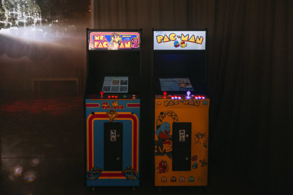 Pacman And Ms Pacman Standing Arcade Game