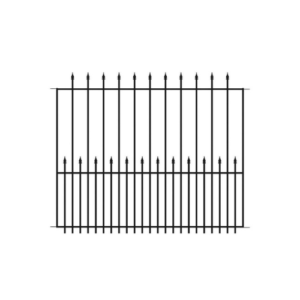 Black Iron Fencing Columns