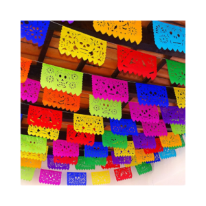 Papel Picado Dia de Los Muertos Banner