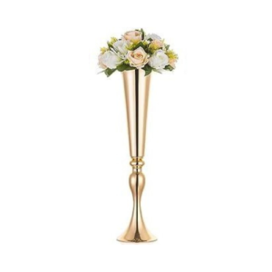 Gold Trumpet Vase