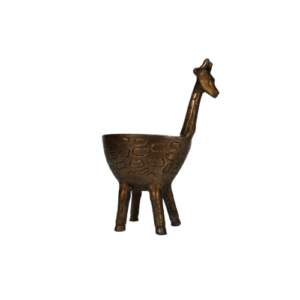 Brass Giraffe Statue Prop