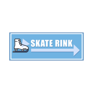 Skate Rink Sign