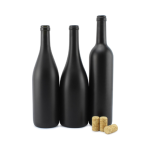 Black Matte Wine Bottles