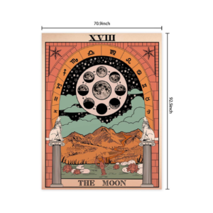 The Moon Tarot Tapestry