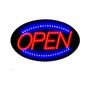 Open Neon Sign