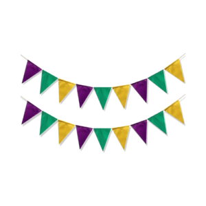 Mardi Gras Pennant Banner