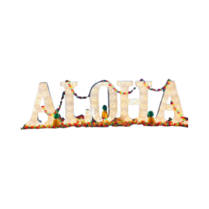 Aloha Marquee Letters