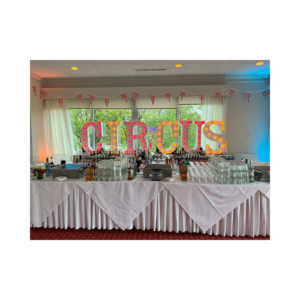 Circus Marquee Letters