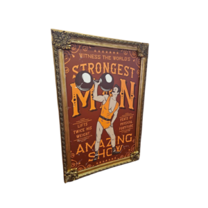 Giant Circus Posters in Gold Frames