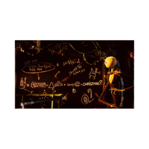 Nightmare Before Christmas Chalkboard Graphic