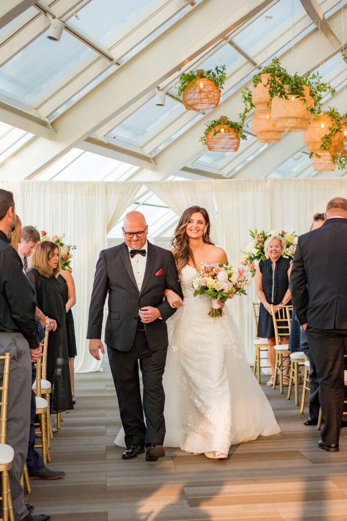 Bride Walking Down The Aisle