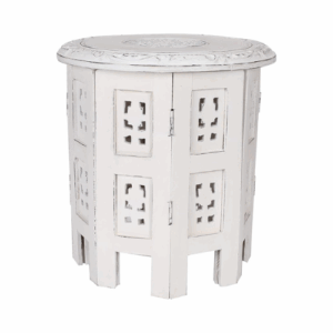 Moroccan Wood Accent Tables