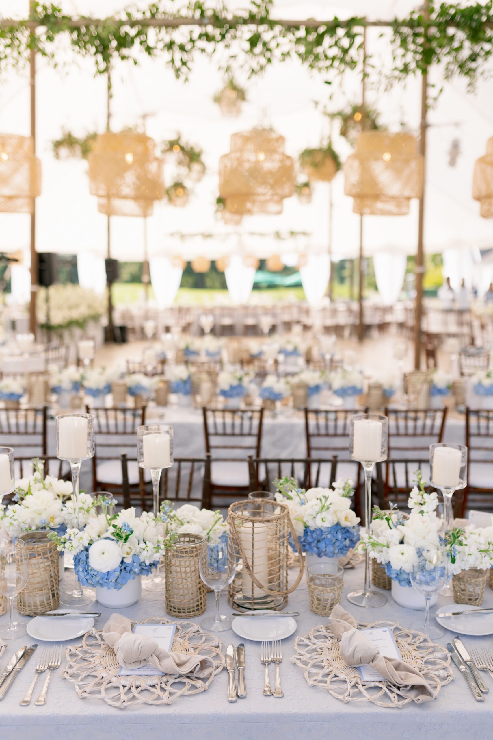 Romantic Tent Wedding Decor
